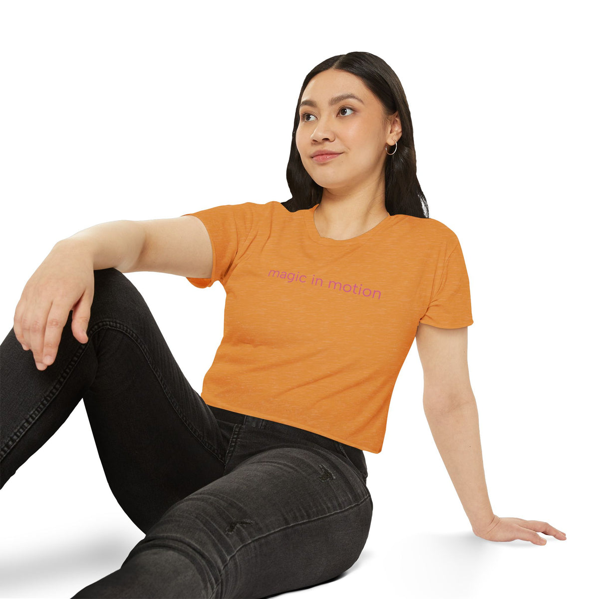 Magic in Motion Crop Top — Women’s Festival Graphic Tee