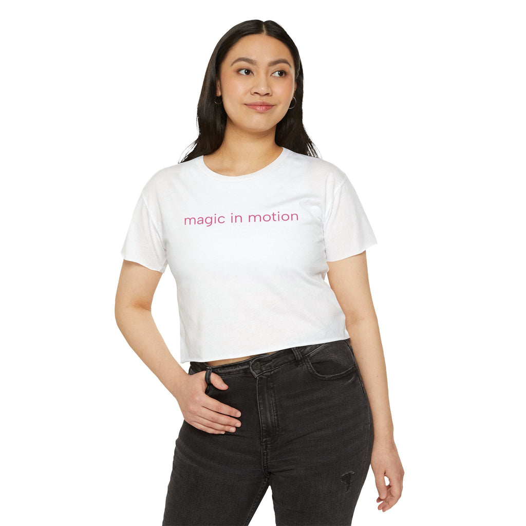 Magic in Motion Crop Top — Women’s Festival Graphic Tee