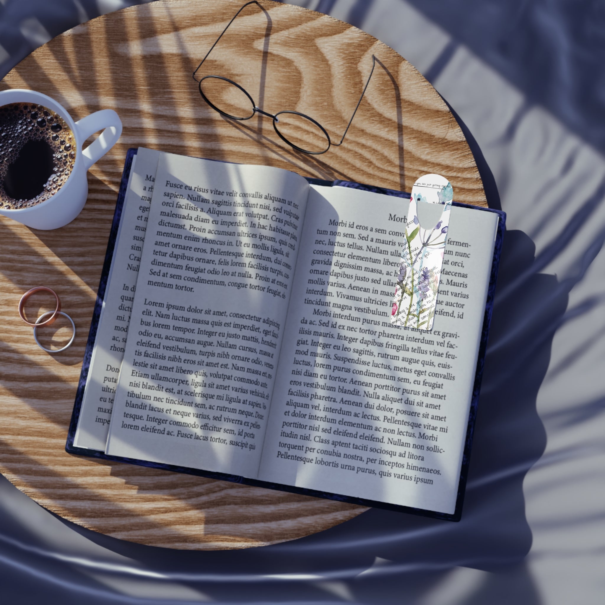 Floral Poetic Bookmark