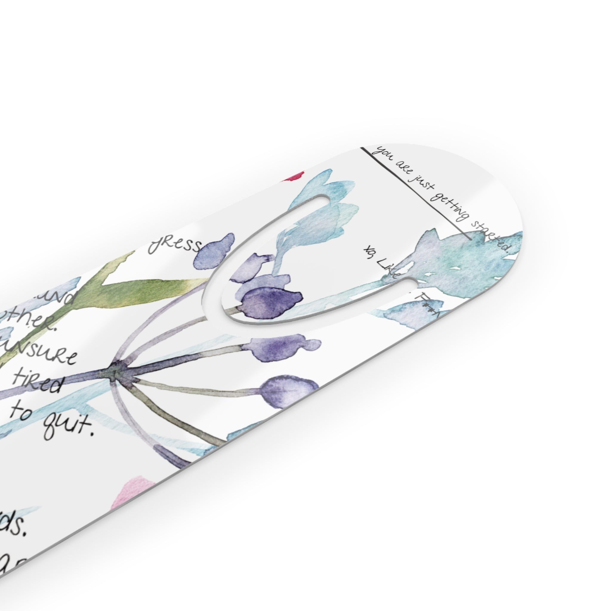Floral Poetic Bookmark