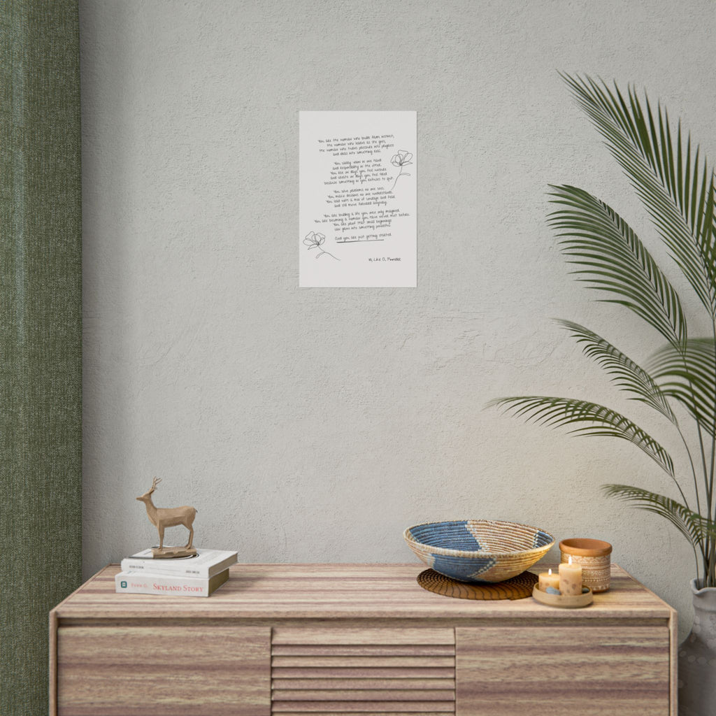 Rolled Posters - "Small Beginnings"