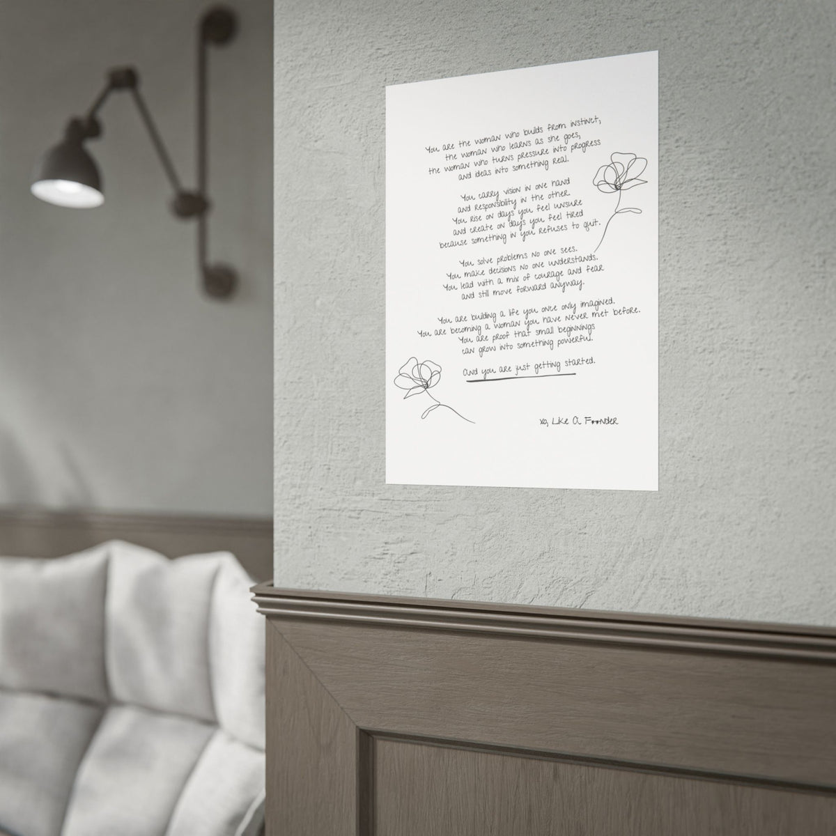 Rolled Posters - "Small Beginnings"