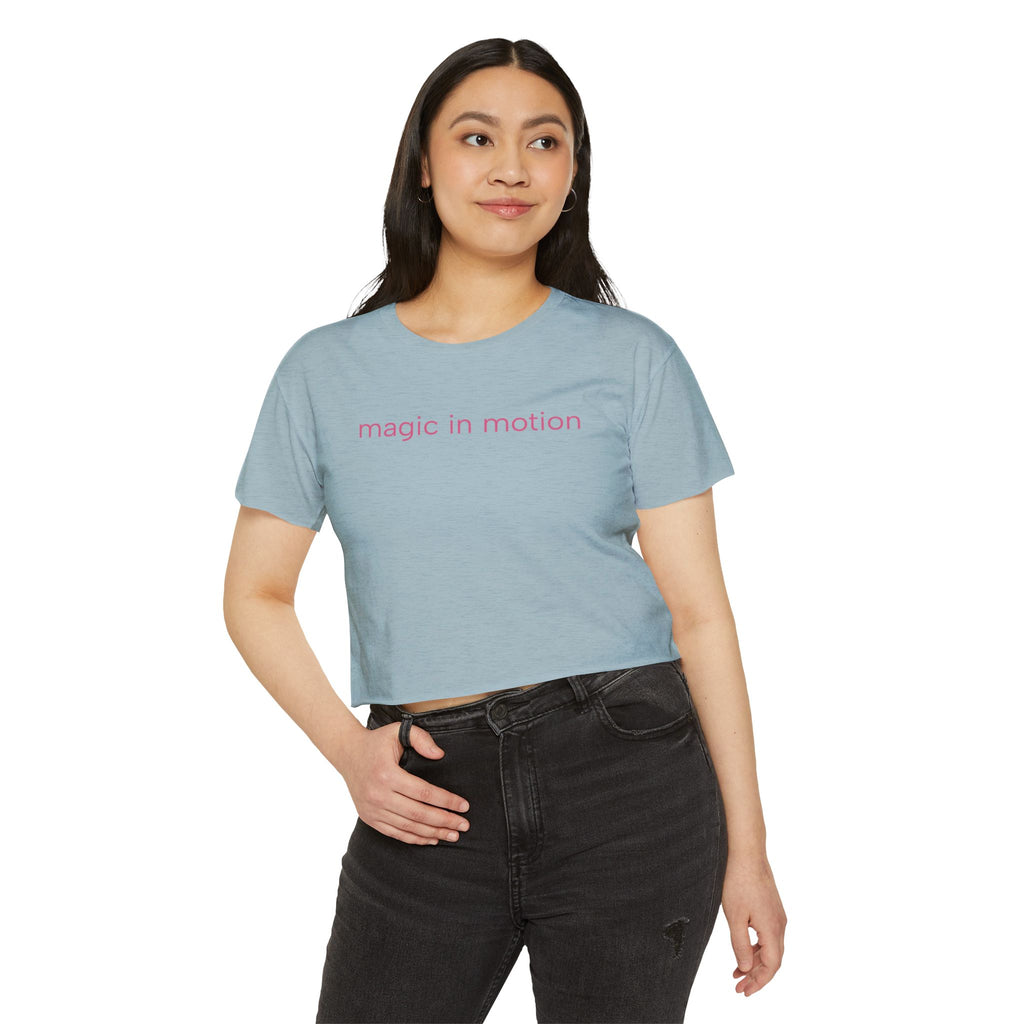 Magic in Motion Crop Top — Women’s Festival Graphic Tee