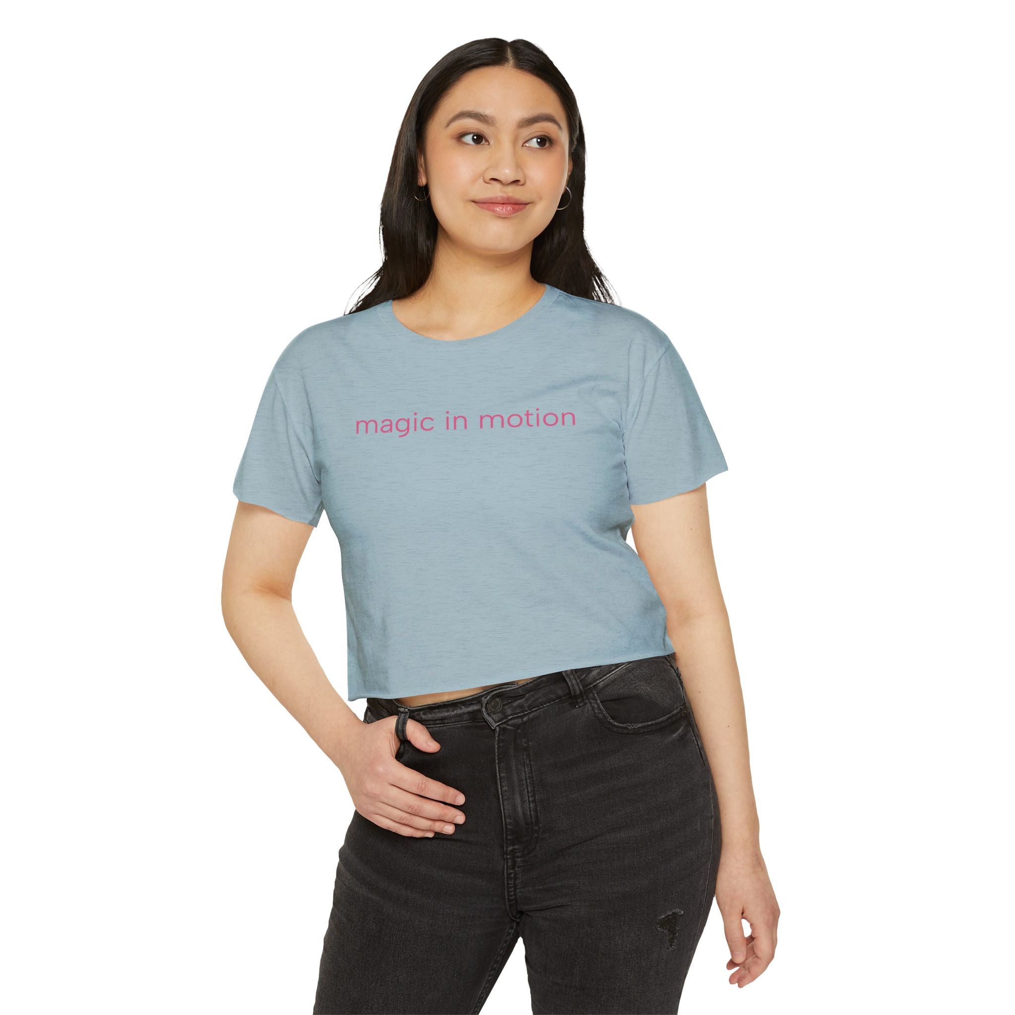 Magic in Motion Crop Top — Women’s Festival Graphic Tee