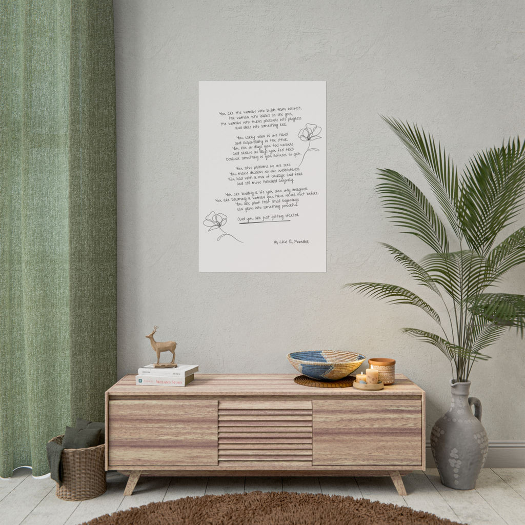 Rolled Posters - "Small Beginnings"