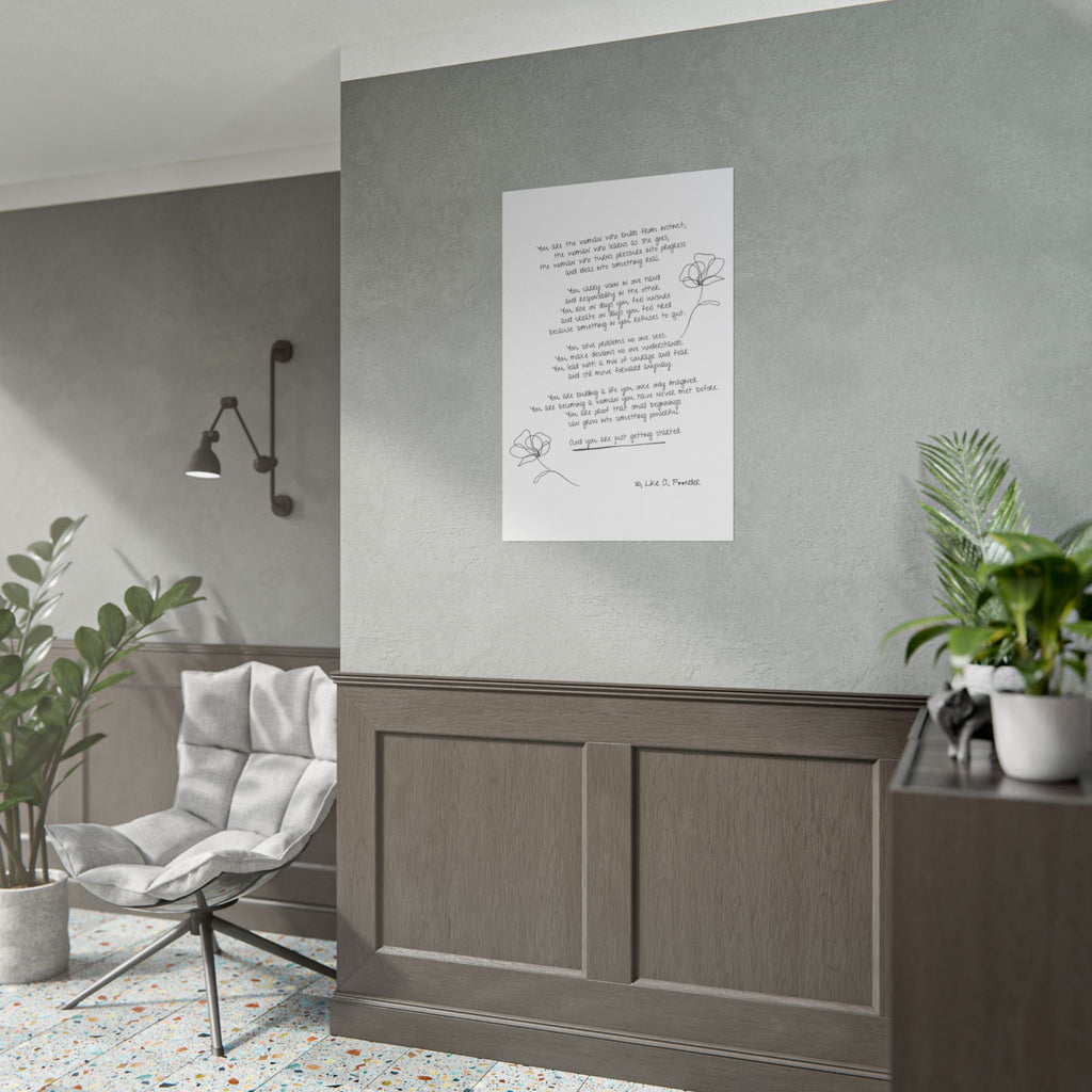 Rolled Posters - "Small Beginnings"