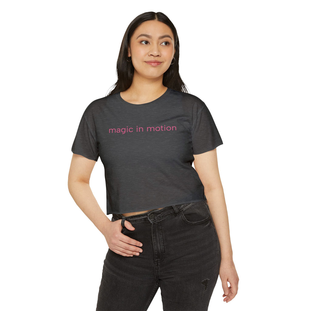 Magic in Motion Crop Top — Women’s Festival Graphic Tee