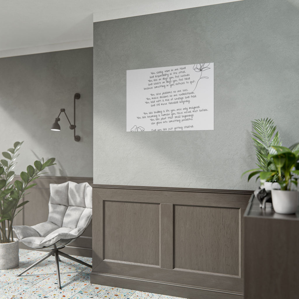 Rolled Posters - "Small Beginnings"